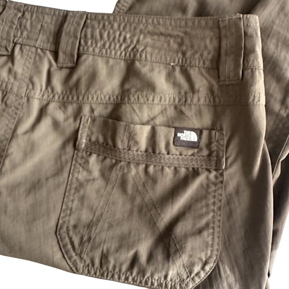 The North Face Dark Khaki Bermuda Shorts Womens 8 - Picture 4 of 4